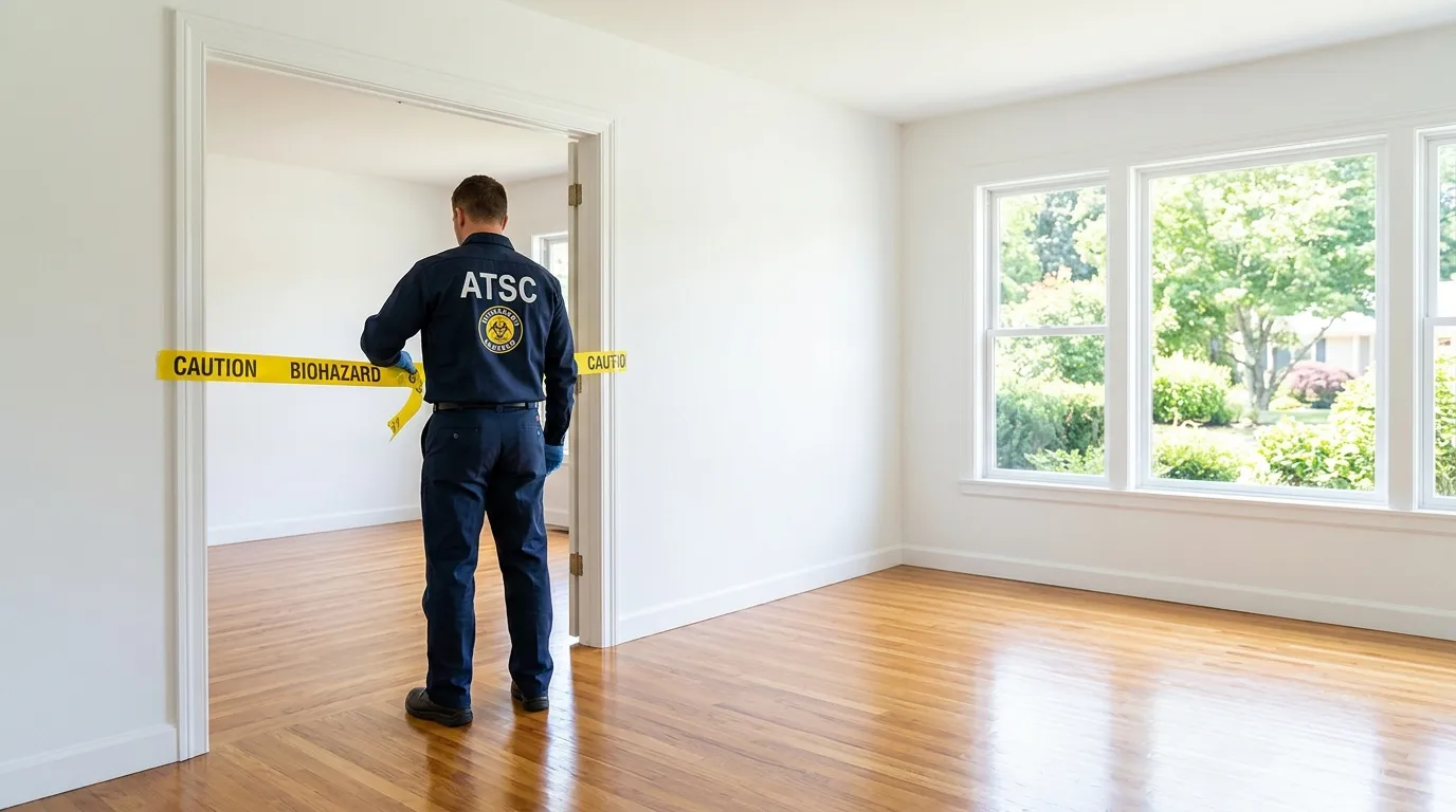 Certified biohazard cleanup crew performing Decomposition Cleanup in Walled Lake