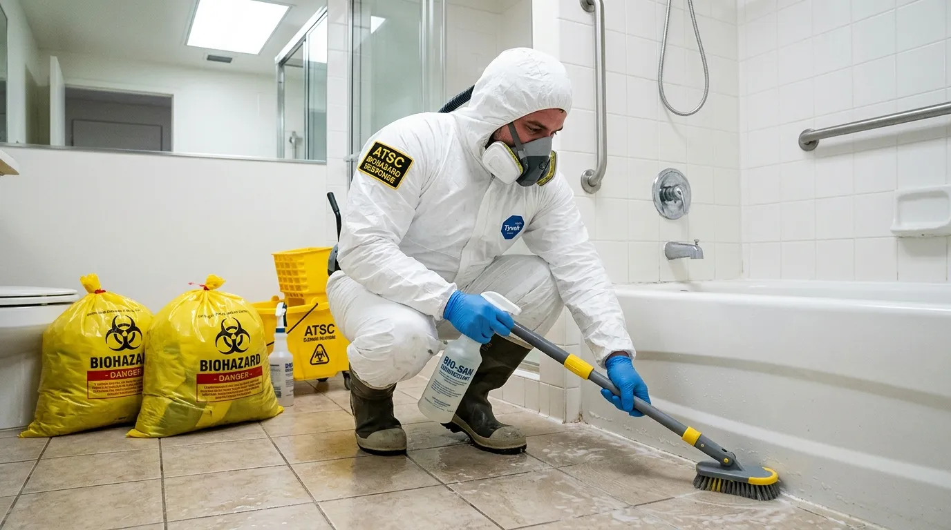 Decontamination equipment deployed for Blood Cleanup in Walled Lake